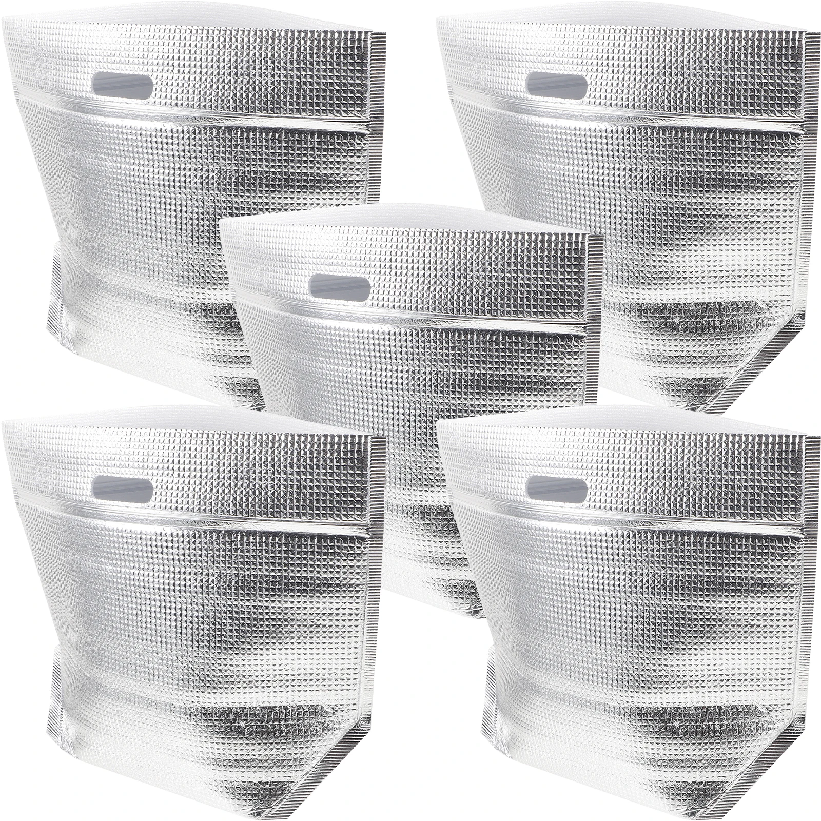 5pcs Insulation Bags Aluminum Foil Thermal Insulated Food Storage Bags Lightweight Waterproof Foldable Snack Cake BBQ Camping
5pcs Insulation Bags Aluminum Foil Thermal Insulated Food Storage Bags Lightweight Waterproof Foldable Snack Cake BBQ Camping