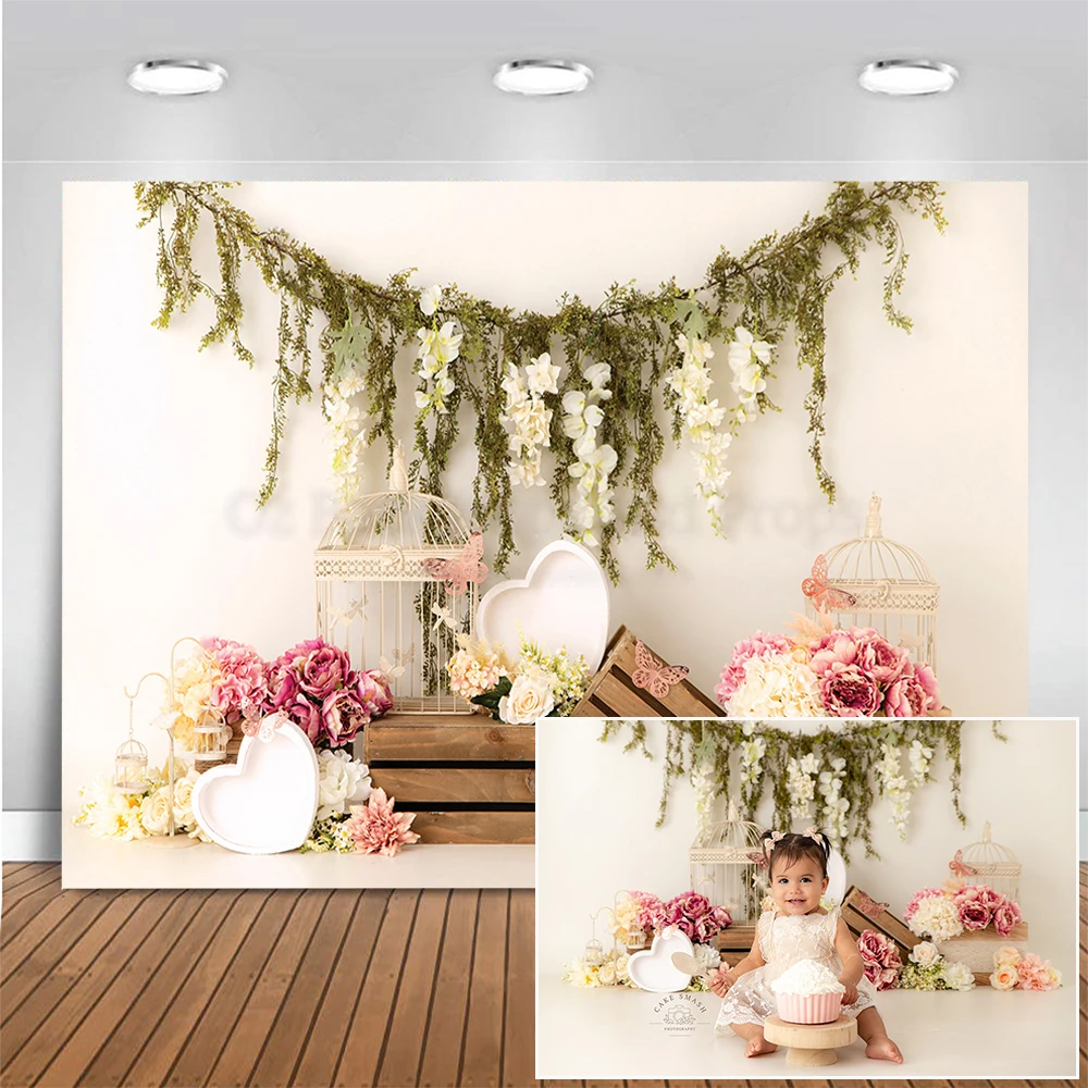 Boho Butterfly Garden Backdrop for Photography Kids 1st Birthday Cake Smash Backgrounds Flowers Birds Photo Studio Props
Boho Butterfly Garden Backdrop for Photography Kids 1st Birthday Cake Smash Backgrounds Flowers Birds Photo Studio Props
