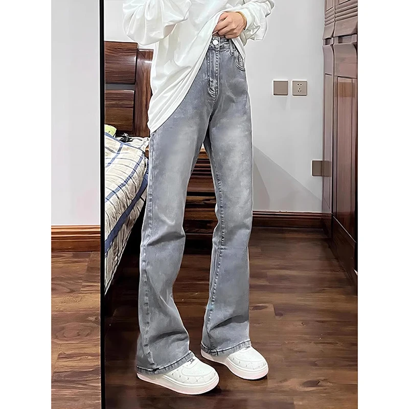 Slim Fit Straight Leg Jeans Men's High Street Clean Fit Cement Color Elastic Straight Leg Trousers Youth Faion Wear Resistant
Slim Fit Straight Leg Jeans Men's High Street Clean Fit Cement Color Elastic Straight Leg Trousers Youth Faion Wear Resistant