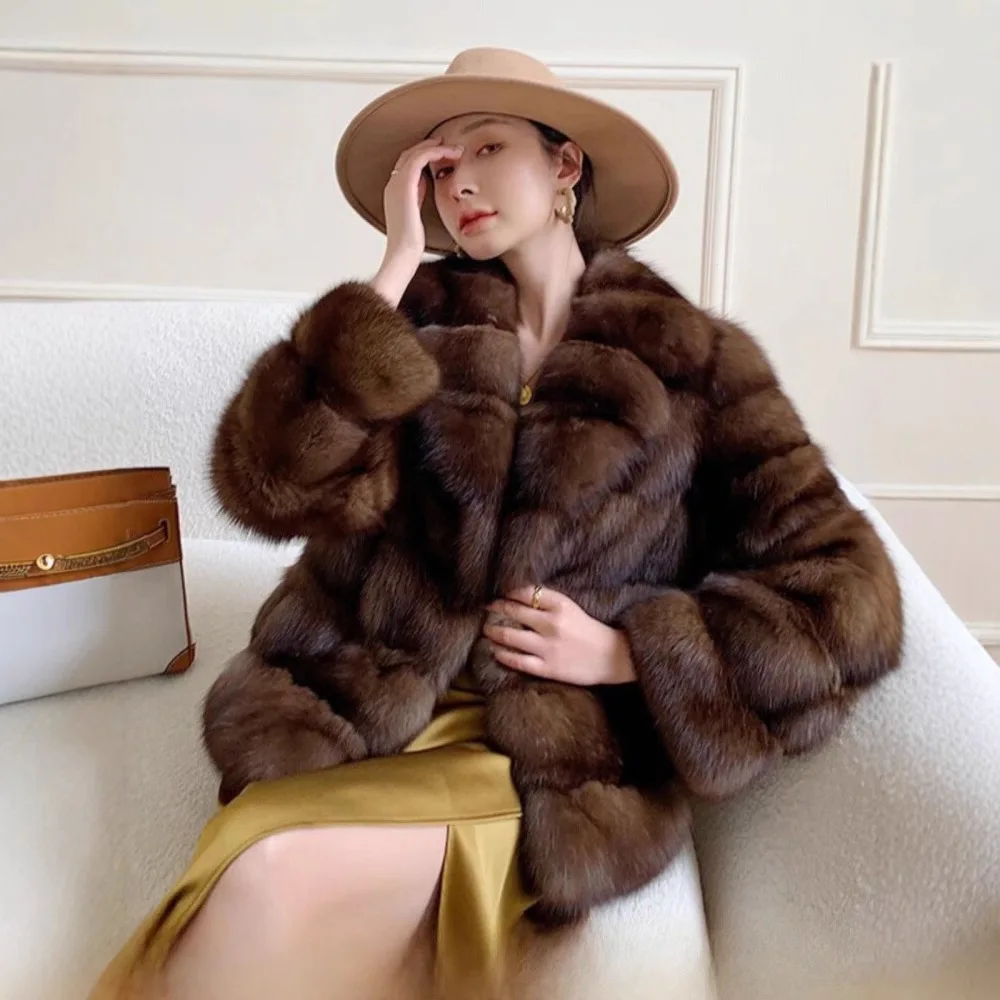 Elegant Short Purple Fur Jacket Women's Fashion Outerwear Autumn Winter Warm Tailored Collar Eco-friendly Polyester
Elegant Short Purple Fur Jacket Women's Fashion Outerwear Autumn Winter Warm Tailored Collar Eco-friendly Polyester