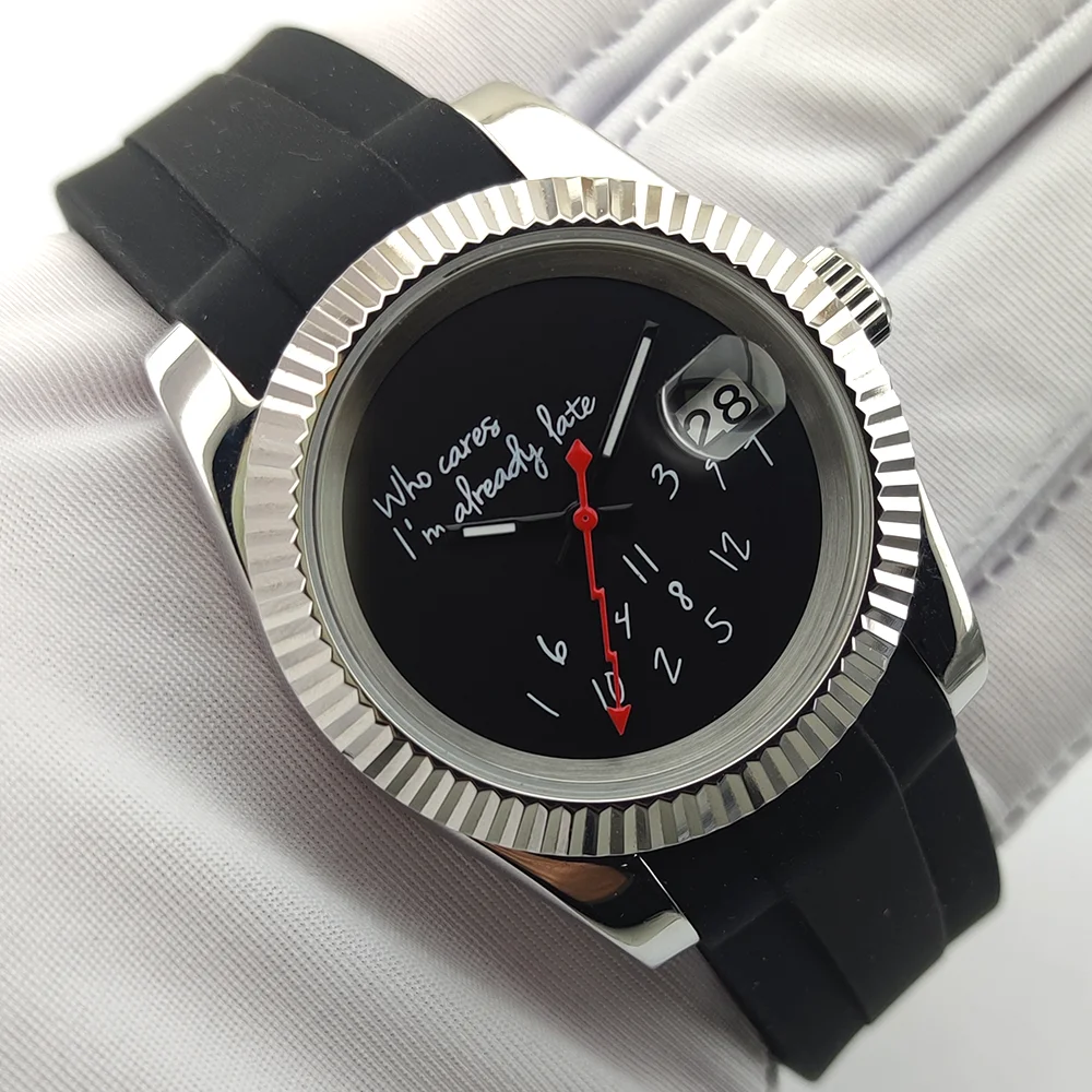 Аксессуары для часов: корпус 39 мм/36 мм для механизмов NH35/36, подходит для механизма NH36/35, надпись «Не волнуйся, я уже опаздываю»
Аксессуары для часов: корпус 39 мм/36 мм для механизмов NH35/36, подходит для механизма NH36/35, надпись «Не волнуйся, я уже опаздываю»