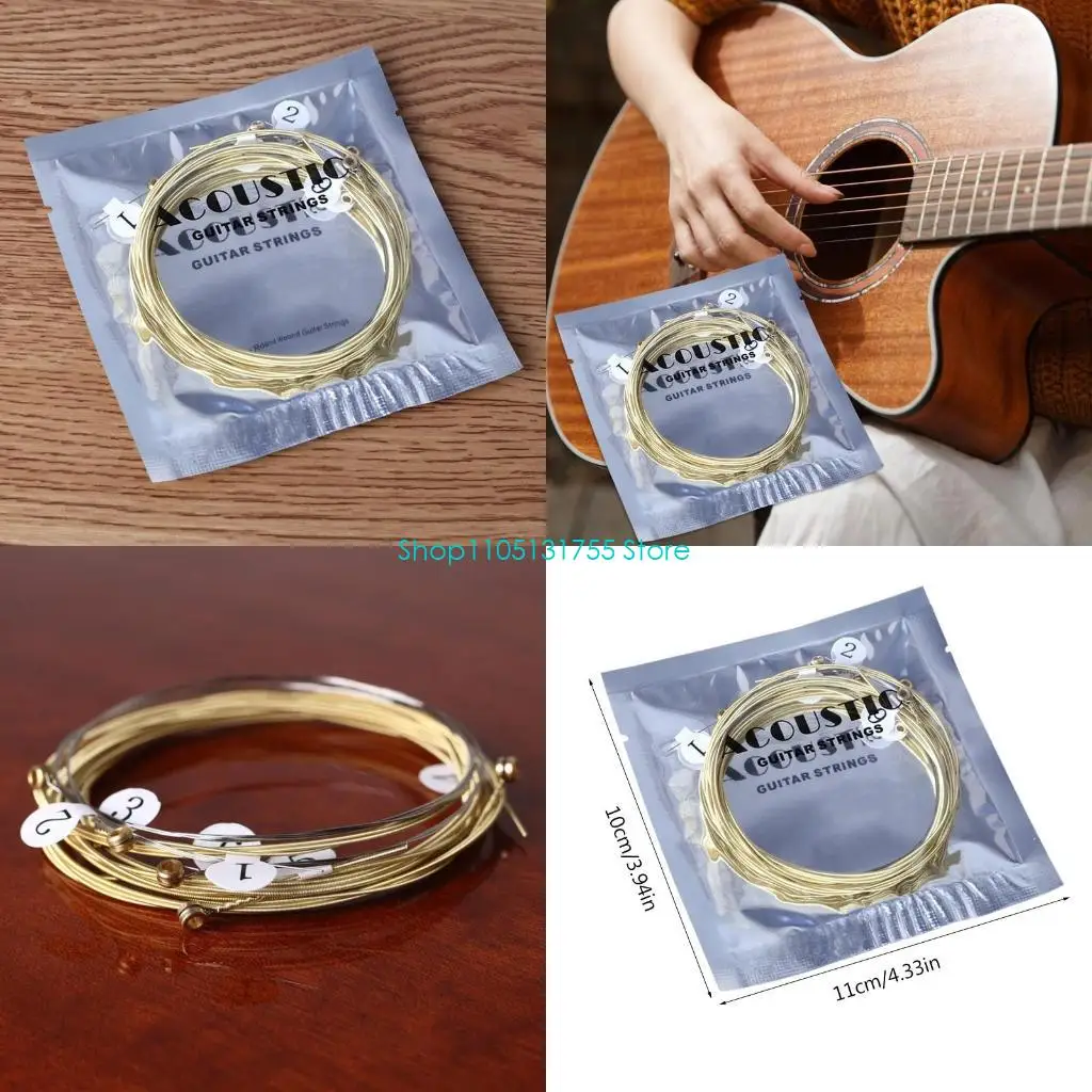 K0EF 6 шт./упак. струны для народной гитары, комплект гитарных струн со стальным сердечником, замена практики
K0EF 6 шт./упак. струны для народной гитары, комплект гитарных струн со стальным сердечником, замена практики
