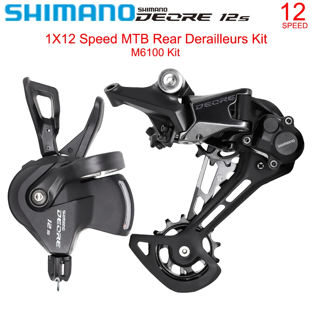 Переключатель передач SHIMANO Deore M6100, задний переключатель передач, 1x1, 2 скорости, детали для горных велосипедов
Переключатель передач SHIMANO Deore M6100, задний переключатель передач, 1x1, 2 скорости, детали для горных велосипедов