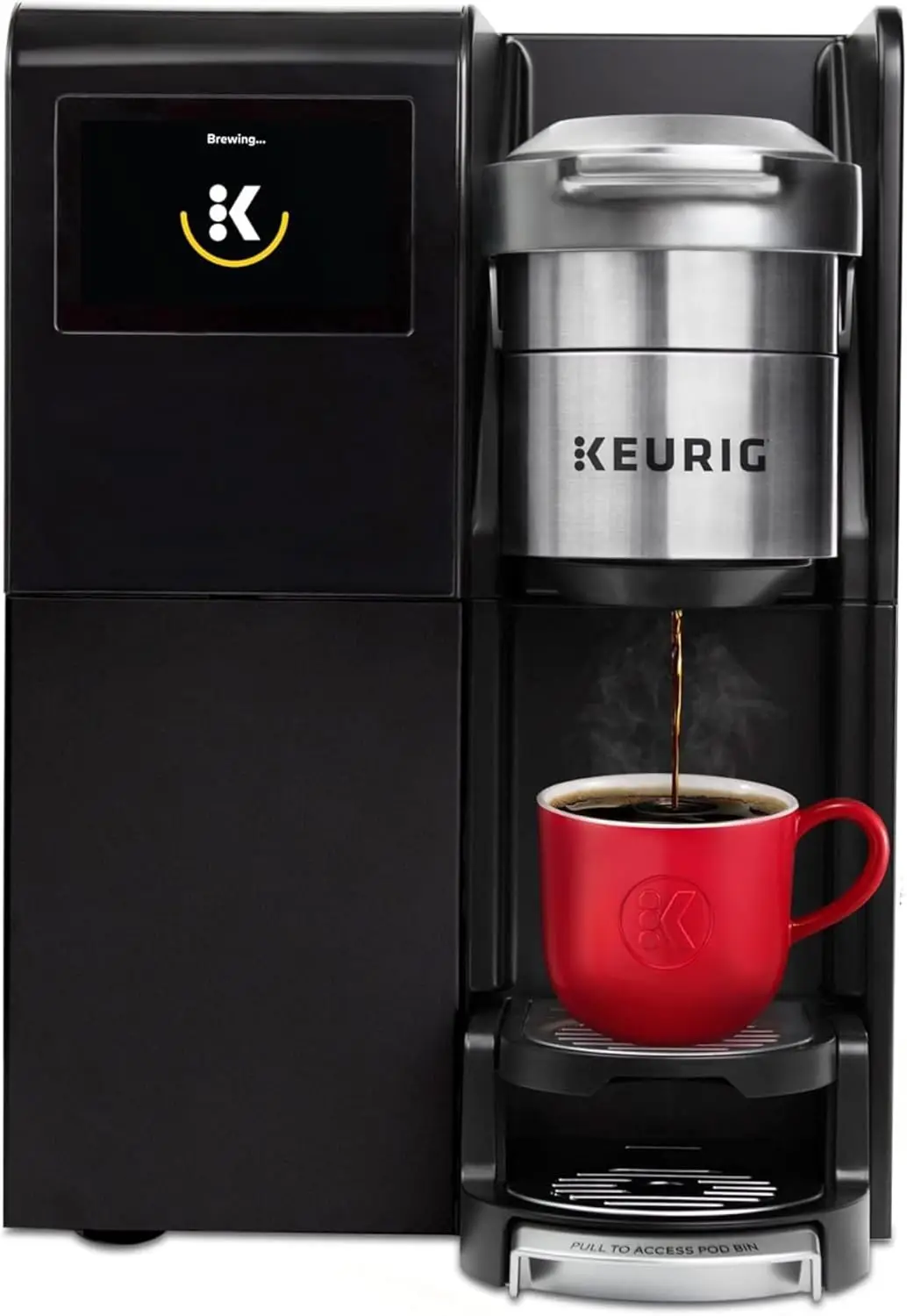 K-3550 Large Business Single Serve Coffee Maker, Plumbed, Silver/Black
K-3550 Large Business Single Serve Coffee Maker, Plumbed, Silver/Black