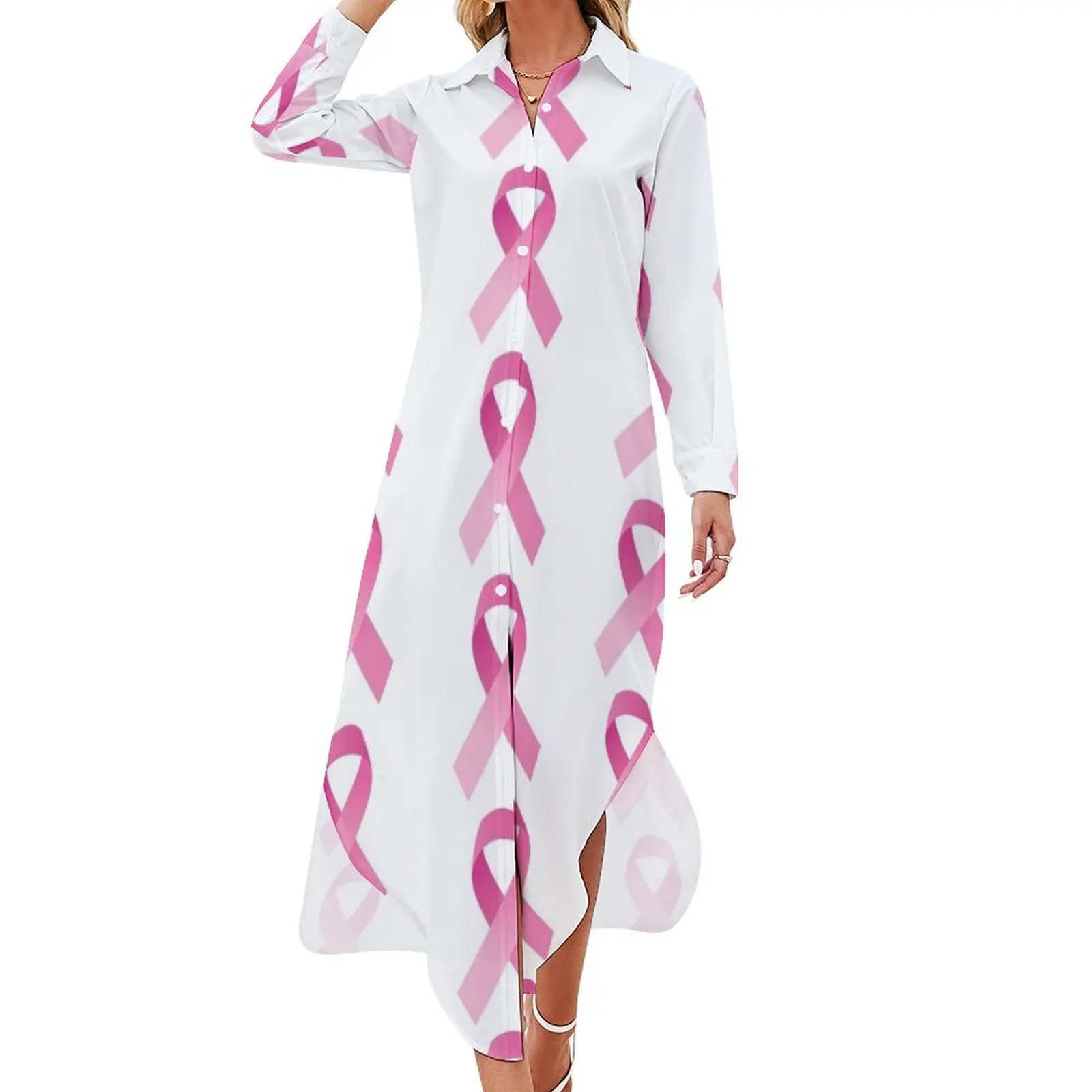 Awareness Ribbon Long Sleeved Shirt Dress cute dress summer dress summer women 2024
Awareness Ribbon Long Sleeved Shirt Dress cute dress summer dress summer women 2024
