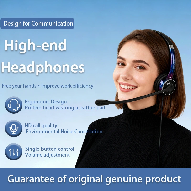 FC21 Customer service headset,ENC Noise Cancelling Headphone With Controller,Suitable for PC/Phone/Laptop/Home office
FC21 Customer service headset,ENC Noise Cancelling Headphone With Controller,Suitable for PC/Phone/Laptop/Home office