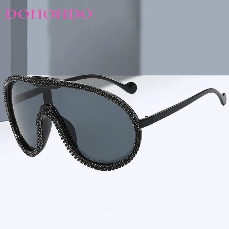 Oversized Pilot Sunglasses Women Men Luxury Designer Rhinestone Sunglasses Female Outdoor Sports Retro Windproof Goggles UV400
Oversized Pilot Sunglasses Women Men Luxury Designer Rhinestone Sunglasses Female Outdoor Sports Retro Windproof Goggles UV400