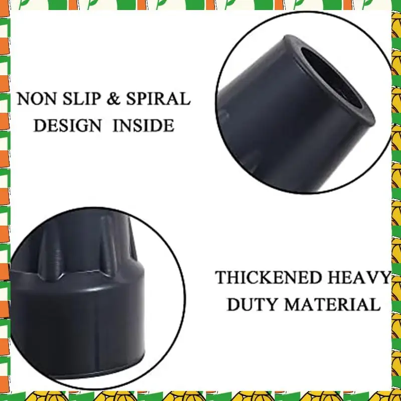 Crutch Tips Set Kit 1Inch Heavy Duty Non-Slip Rubber Cane Tips Set Replacement Cane Foot Caps, Crutch Pads, 6 PCS
Crutch Tips Set Kit 1Inch Heavy Duty Non-Slip Rubber Cane Tips Set Replacement Cane Foot Caps, Crutch Pads, 6 PCS