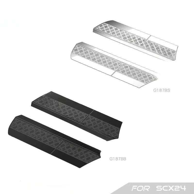 Stainless Steel Simulated Car Shell Side Skirt Decorative Sheet Accessories for 1/24 RC Crawler Car SCX24 Lexus Upgrade Parts
Stainless Steel Simulated Car Shell Side Skirt Decorative Sheet Accessories for 1/24 RC Crawler Car SCX24 Lexus Upgrade Parts
