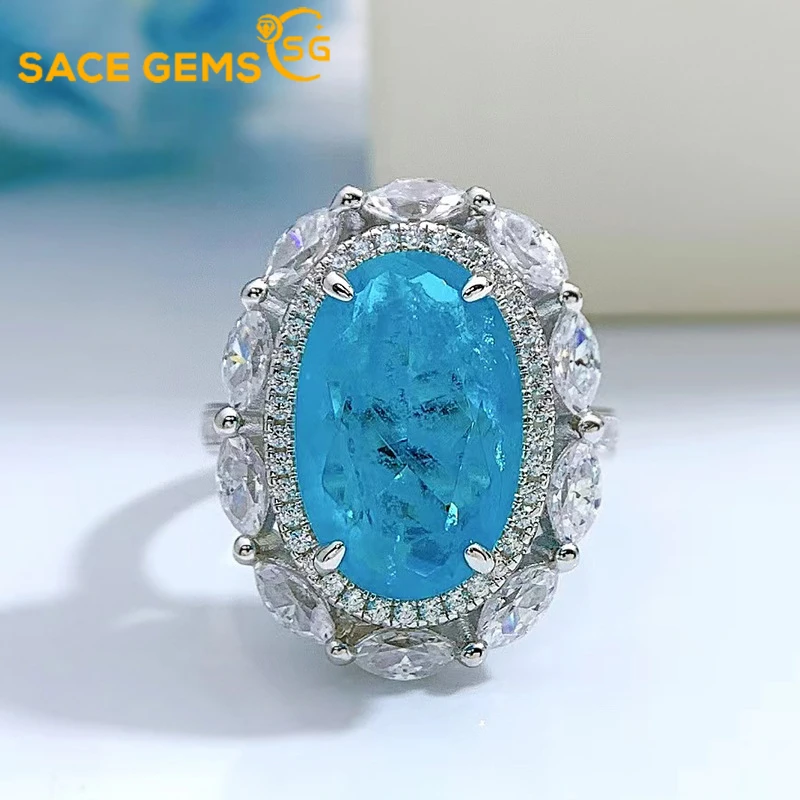 Кольца SACE GEMS для женщин, ювелирные изделия, стерлинговое серебро 925 пробы, сверкающий высокоуглеродистый бриллиант, 10*14 мм, синтетический турмалин Параиба
Кольца SACE GEMS для женщин, ювелирные изделия, стерлинговое серебро 925 пробы, сверкающий высокоуглеродистый бриллиант, 10*14 мм, синтетический турмалин Параиба