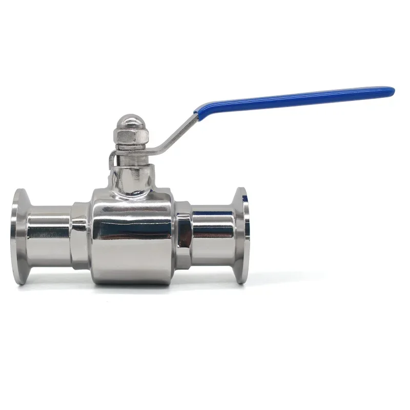 304/316L Stainless Steel Sanitary Through Fast Ball Valve OD19-51mm Three Clip Collar 25.4/50.5/64mm Homemade Diary Product
304/316L Stainless Steel Sanitary Through Fast Ball Valve OD19-51mm Three Clip Collar 25.4/50.5/64mm Homemade Diary Product
