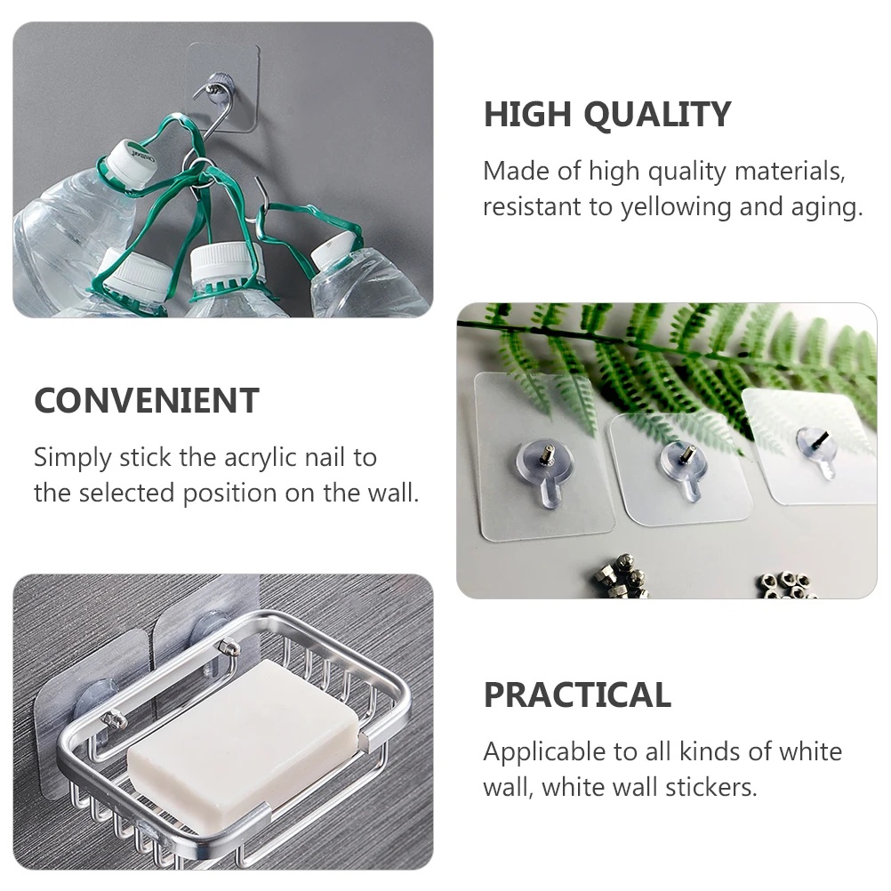 10 Pcs Plant No Trace Screw Sticker Child Traceless Acrylic. No-trace Cover Stickers
10 Pcs Plant No Trace Screw Sticker Child Traceless Acrylic. No-trace Cover Stickers