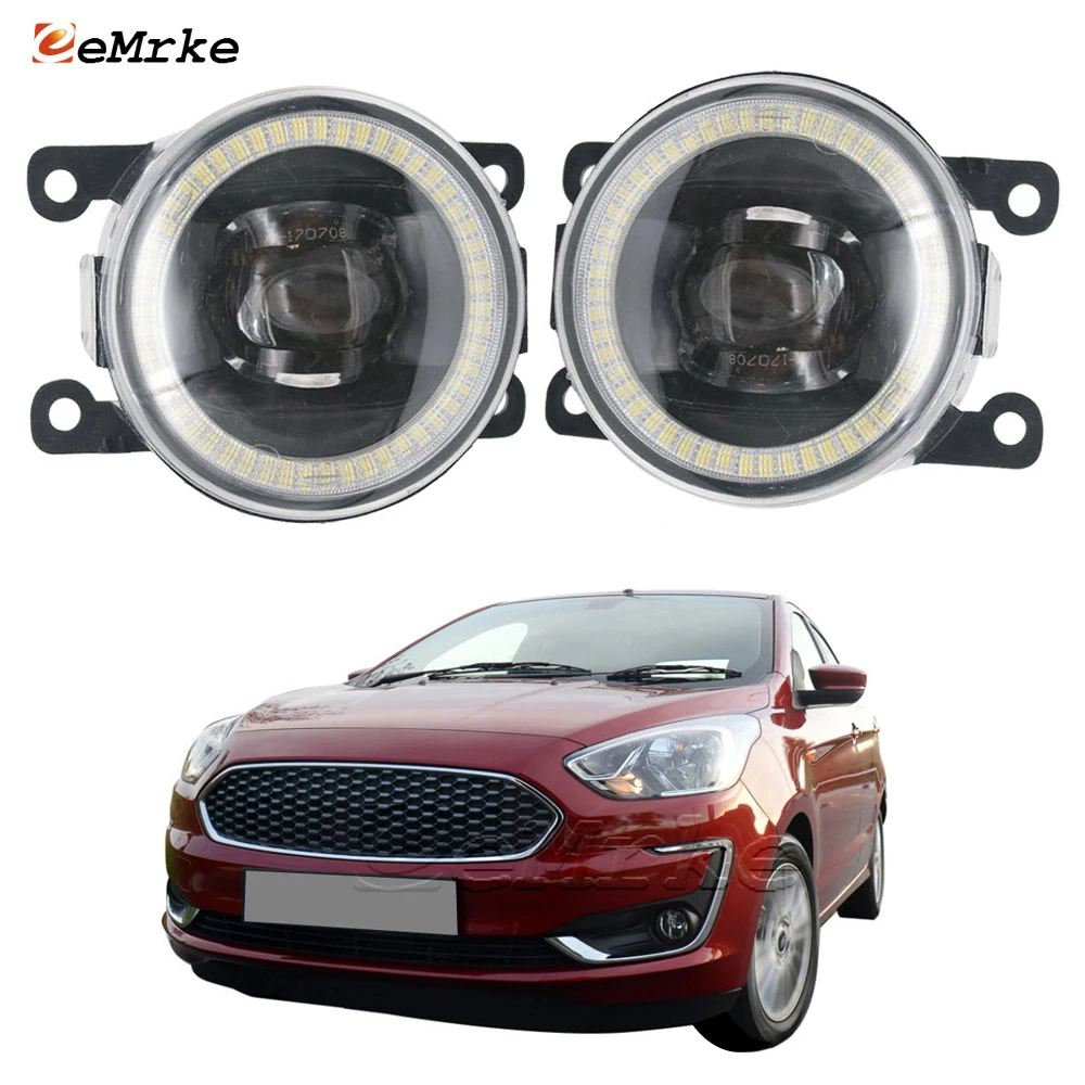 Светодиодные противотуманные фары в сборе, линзы для Ford Figo Ka + 2018 2019 2020 2021, светодиодные дневные ходовые огни Angel Eye DRL, Стайлинг автомобиля
Светодиодные противотуманные фары в сборе, линзы для Ford Figo Ka + 2018 2019 2020 2021, светодиодные дневные ходовые огни Angel Eye DRL, Стайлинг автомобиля
