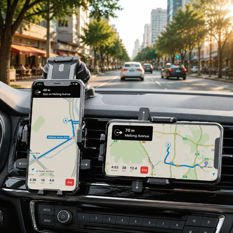 Adjustable Universal Car Phone Holder Car Mount, Suction Cup Dashboard Stand, Stable Holder for Navigation, iPhone, Samsung
Adjustable Universal Car Phone Holder Car Mount, Suction Cup Dashboard Stand, Stable Holder for Navigation, iPhone, Samsung
