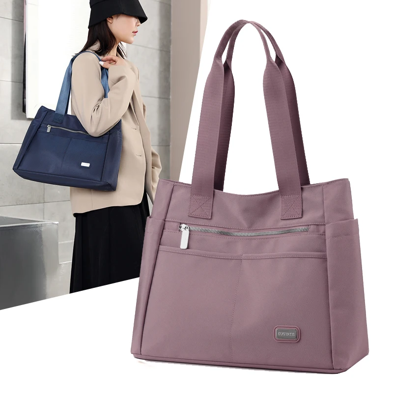Большая вместительная женская сумка для поездок на работу, новинка 2026 года, из нейлона и ткани Оксфорд, холщовая сумка через плечо, мягкая сумка-тоут
Большая вместительная женская сумка для поездок на работу, новинка 2026 года, из нейлона и ткани Оксфорд, холщовая сумка через плечо, мягкая сумка-тоут