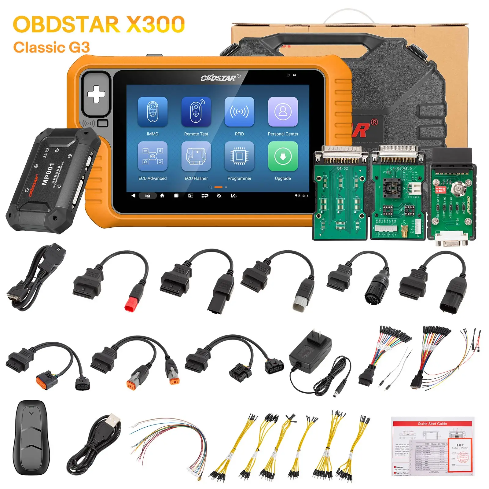 For OBDSTAR X300 Classic G3 Key Programmer for Car HD E-Car Motorcycles Jet Ski with Key Sim and Motorcycle Kits 2 Years Update
For OBDSTAR X300 Classic G3 Key Programmer for Car HD E-Car Motorcycles Jet Ski with Key Sim and Motorcycle Kits 2 Years Update