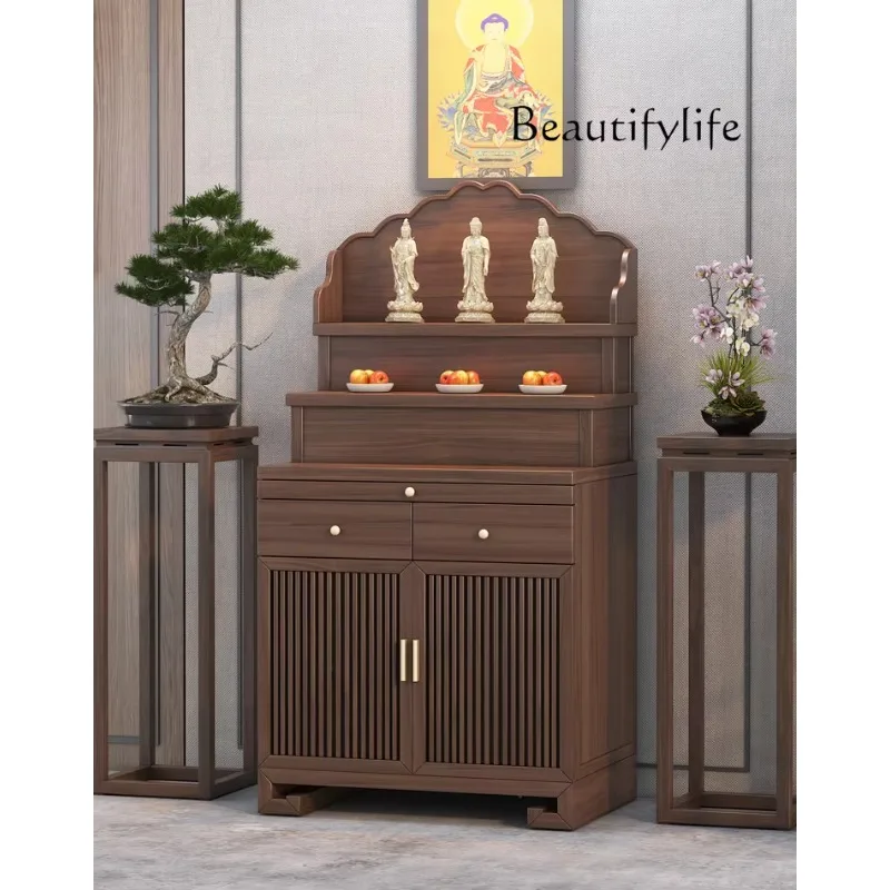 Altar Incense Burner Table Household Three-Layer Buddha Statue Enshrine Tribute Table Modern Minimalist Altar
Altar Incense Burner Table Household Three-Layer Buddha Statue Enshrine Tribute Table Modern Minimalist Altar