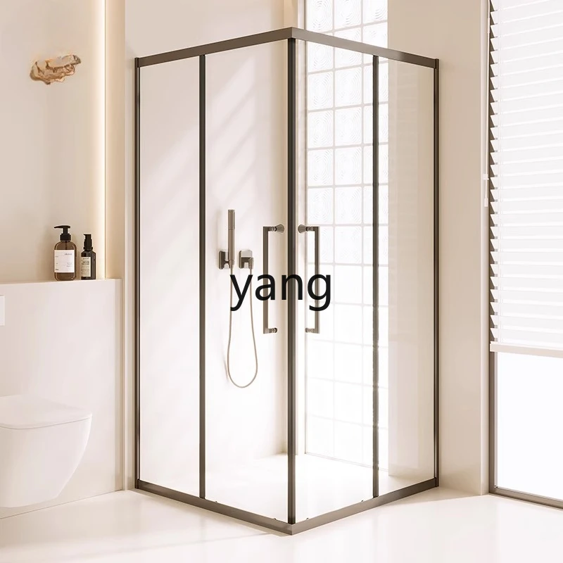 LH very narrow right-angle square shower room sliding door dry and wet separation partition bath room
LH very narrow right-angle square shower room sliding door dry and wet separation partition bath room