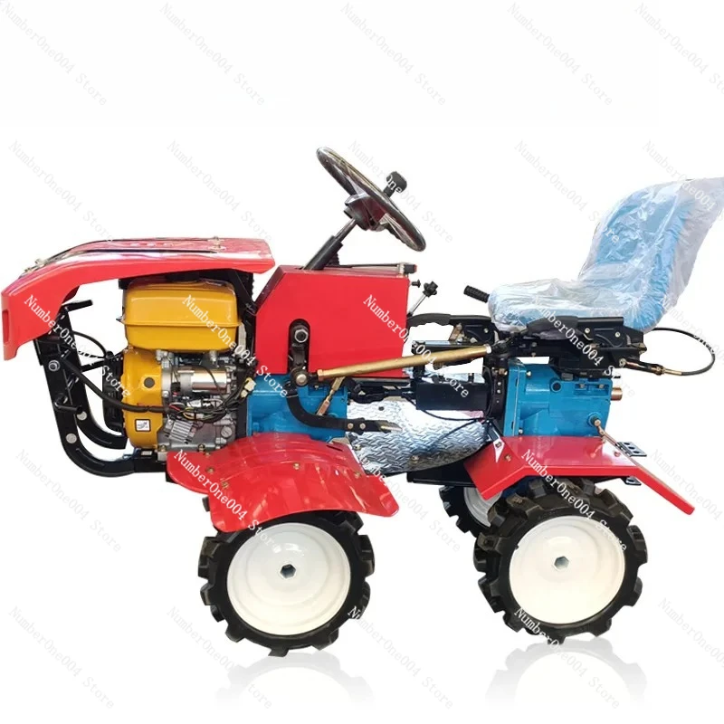 Four Wheel Drive Ride on Micro Tiller 195 Small Rotary Tiller for Orchard Greenhouse Plowing
Four Wheel Drive Ride on Micro Tiller 195 Small Rotary Tiller for Orchard Greenhouse Plowing