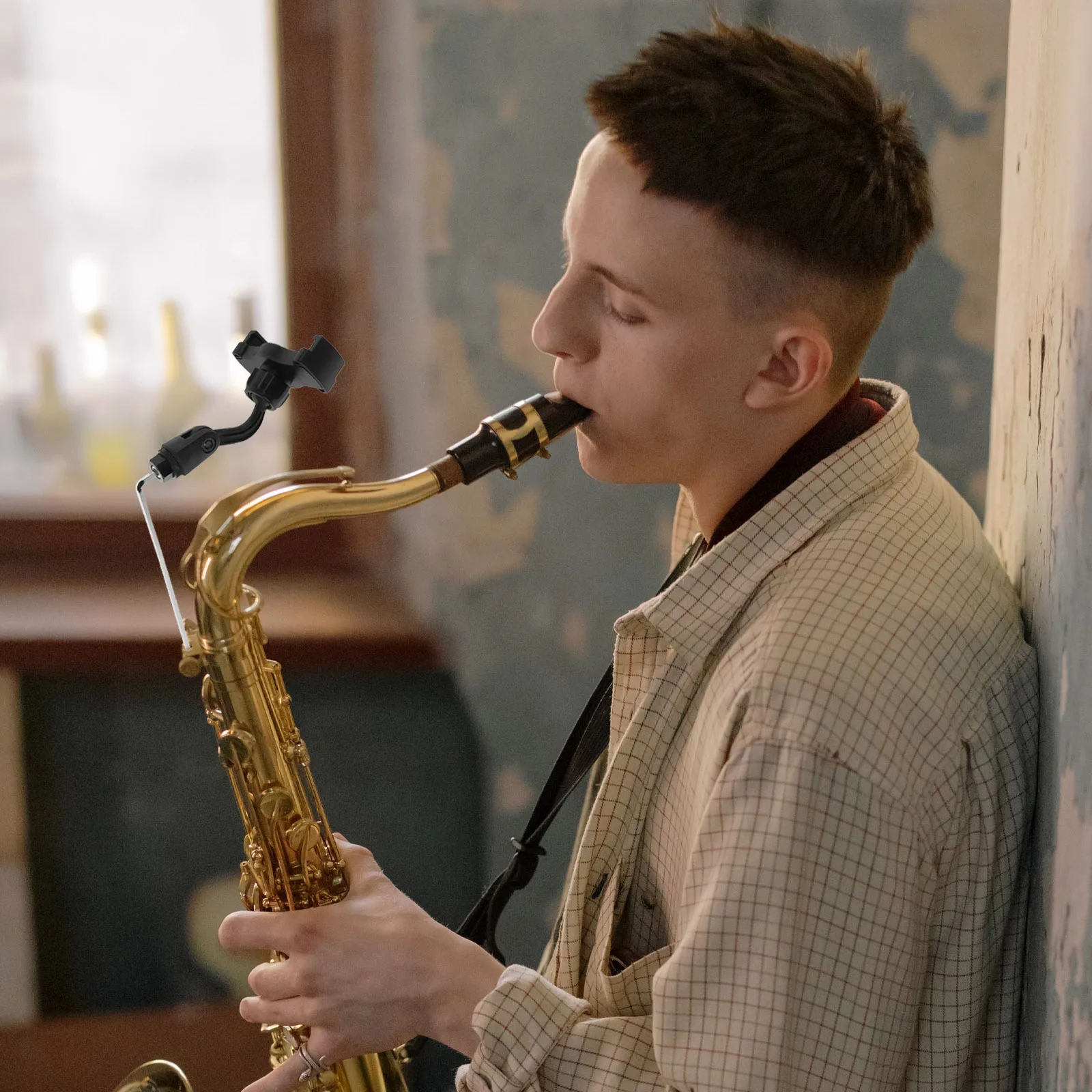 Adjustable Saxophone Holder Mount Music Lyre Stand for Alto Tenor Durable Portable Compact Sax Phone Holder Music Clip
Adjustable Saxophone Holder Mount Music Lyre Stand for Alto Tenor Durable Portable Compact Sax Phone Holder Music Clip