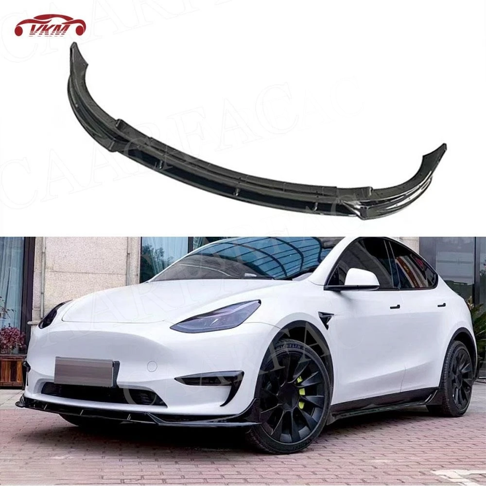 Carbon Fiber Front bumper cover for Tesla Model Y 2021+ Front Bumper Lip Chin Spoiler Car Body Kits
Carbon Fiber Front bumper cover for Tesla Model Y 2021+ Front Bumper Lip Chin Spoiler Car Body Kits
