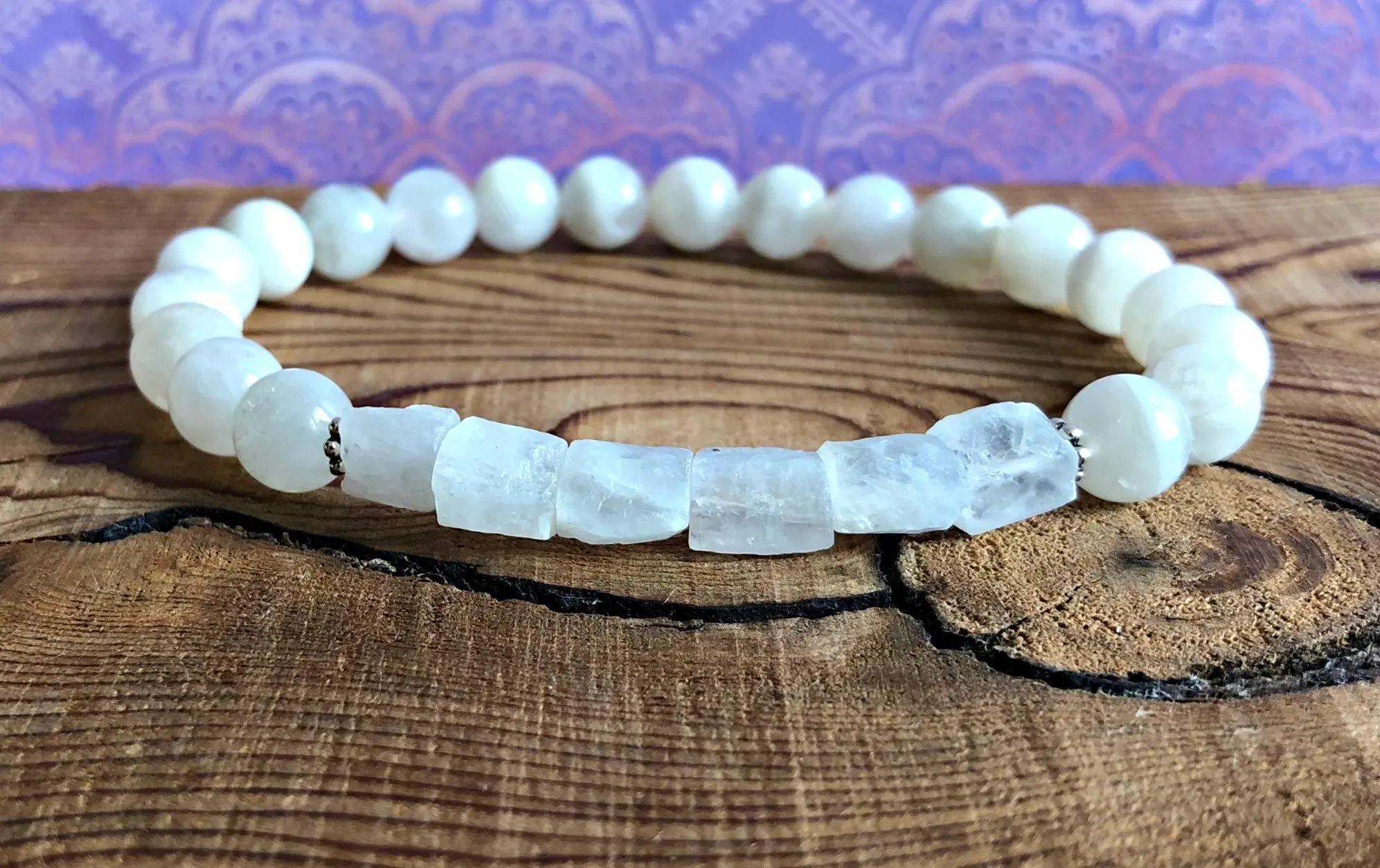 MG0349 8 MM Raw Moonstone Beads Bracelet Gemstone Stacking Bracelet Healing Crystals Manifestation Mala Yoga Jewelry for Women
MG0349 8 MM Raw Moonstone Beads Bracelet Gemstone Stacking Bracelet Healing Crystals Manifestation Mala Yoga Jewelry for Women