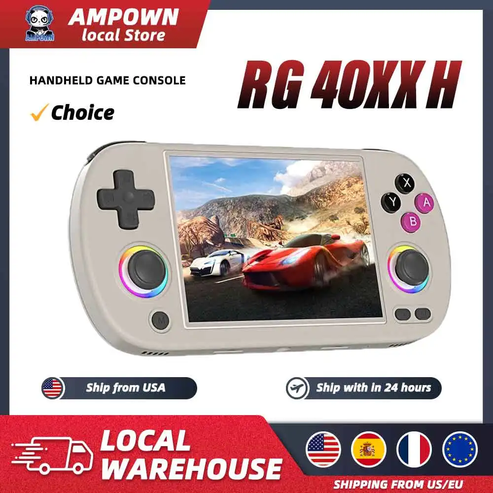ANBERNIC RG40XX H Ultra-Thin Horizontal Linux Retro Handheld Emulator 4" OCA IPS H700 RGB Joystick 5G WiFi Moonlight HDMI Gift
ANBERNIC RG40XX H Ultra-Thin Horizontal Linux Retro Handheld Emulator 4" OCA IPS H700 RGB Joystick 5G WiFi Moonlight HDMI Gift