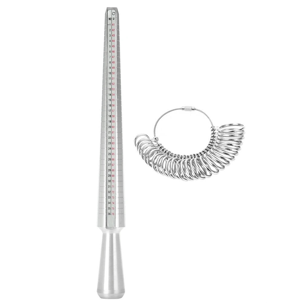 UK Size Ring Mandrel Stick Finger Gauge Sizer Jewelry Measuring Tool Set
UK Size Ring Mandrel Stick Finger Gauge Sizer Jewelry Measuring Tool Set