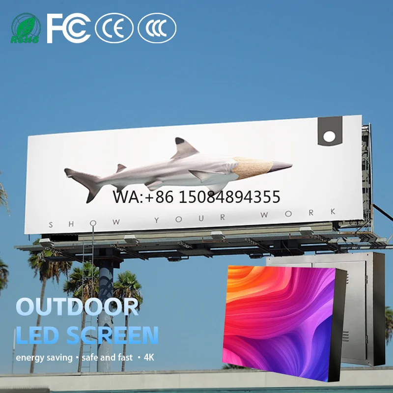High Contrast P2.5 P3 P4 Outdoor LED Display 4K Full Color Outdoor Advertising Screen
High Contrast P2.5 P3 P4 Outdoor LED Display 4K Full Color Outdoor Advertising Screen