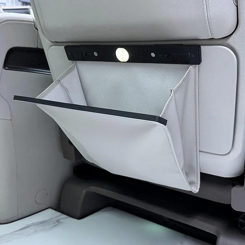 for Denza D9 Car Garbage Bag W/ LED Waterproof Magnetic Adsorption Trash Can Back Seat Hanging Leather Storage Pocket Organizer 
for Denza D9 Car Garbage Bag W/ LED Waterproof Magnetic Adsorption Trash Can Back Seat Hanging Leather Storage Pocket Organizer