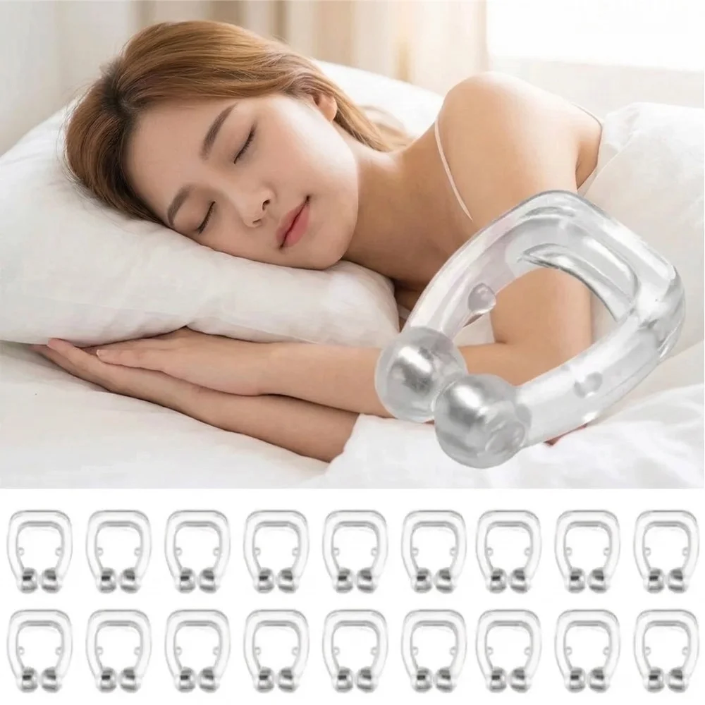 New Portable Silicone Anti Device Snoring Nose Clip Magnetic Sleep Tray Sleeping Aid Improve Sleeping Easy Breathe Apnea Guard
New Portable Silicone Anti Device Snoring Nose Clip Magnetic Sleep Tray Sleeping Aid Improve Sleeping Easy Breathe Apnea Guard