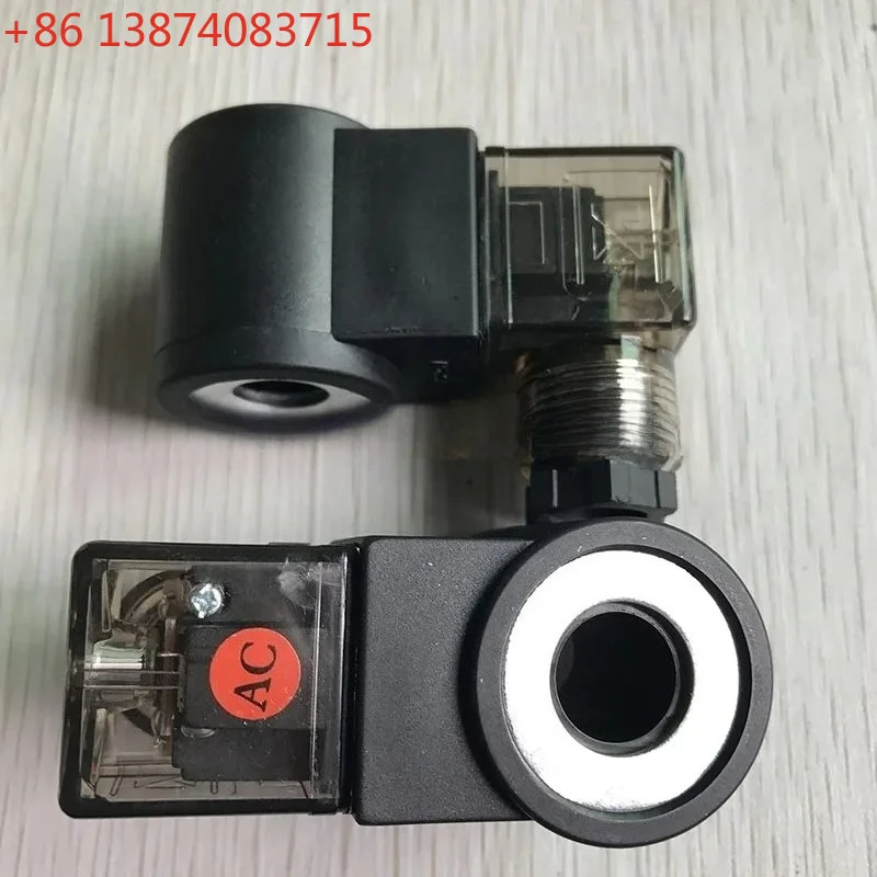 Threaded cartridge valve coil inner hole 13mm height 37mm AC220V DC24V hydraulic solenoid valve coil
Threaded cartridge valve coil inner hole 13mm height 37mm AC220V DC24V hydraulic solenoid valve coil