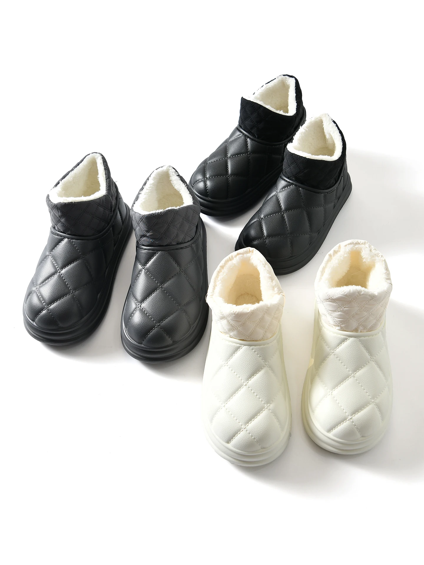 Warm Fleece Lined Men's Casual Slip-On Cotton Shoes Snow Boots Lightweight Comfortable Winter Booties Short Tube High Warmth
Warm Fleece Lined Men's Casual Slip-On Cotton Shoes Snow Boots Lightweight Comfortable Winter Booties Short Tube High Warmth