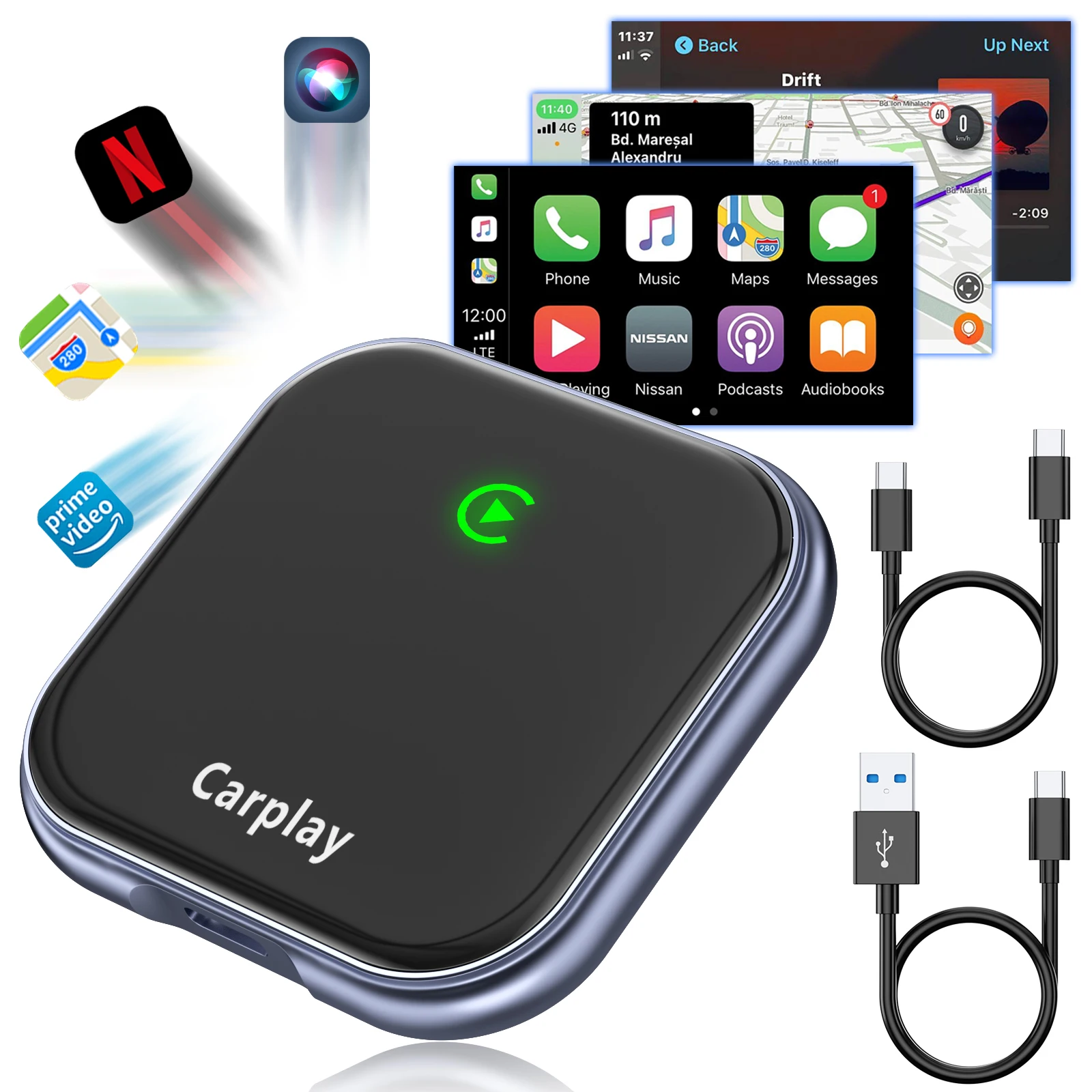 OEM ODM Portable Wireless Car Play Adapter Dongle for apple Android Carplay Para toyota audi A3 Carplay E87 Carplay vw
OEM ODM Portable Wireless Car Play Adapter Dongle for apple Android Carplay Para toyota audi A3 Carplay E87 Carplay vw
