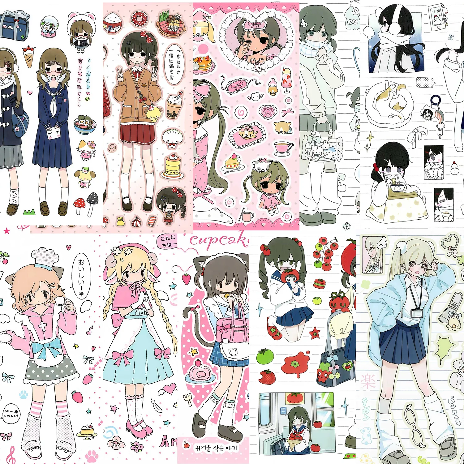 Kawaii JK Sticker Collection | Sweet School Girls & Cozy Food Moments for Journaling & Scrapbooking
Kawaii JK Sticker Collection | Sweet School Girls & Cozy Food Moments for Journaling & Scrapbooking