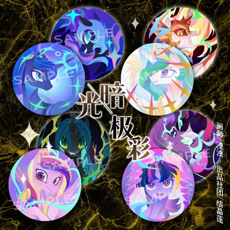 Rainbow My Little Pony Light and Dark Extreme Color Blackened Villain Acrylic Coaster Round Handcrafted Figurine Gift Toys
Rainbow My Little Pony Light and Dark Extreme Color Blackened Villain Acrylic Coaster Round Handcrafted Figurine Gift Toys