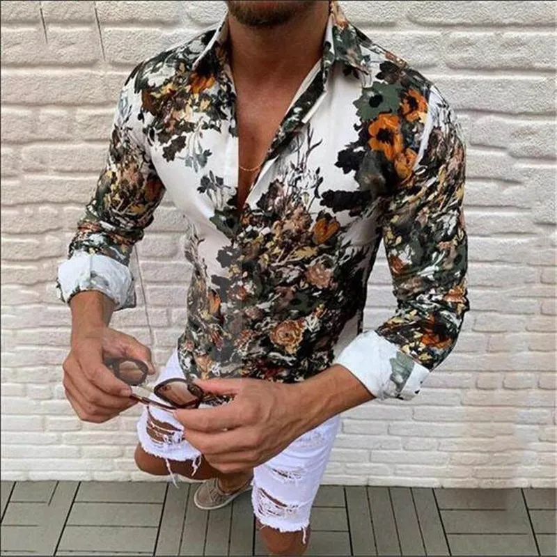 Autumn Winter Men's Long Sleeve Floral Shirt Fashion Elegant Style PU Leather One-Piece Velvet Comfortable Fit for Business
Autumn Winter Men's Long Sleeve Floral Shirt Fashion Elegant Style PU Leather One-Piece Velvet Comfortable Fit for Business