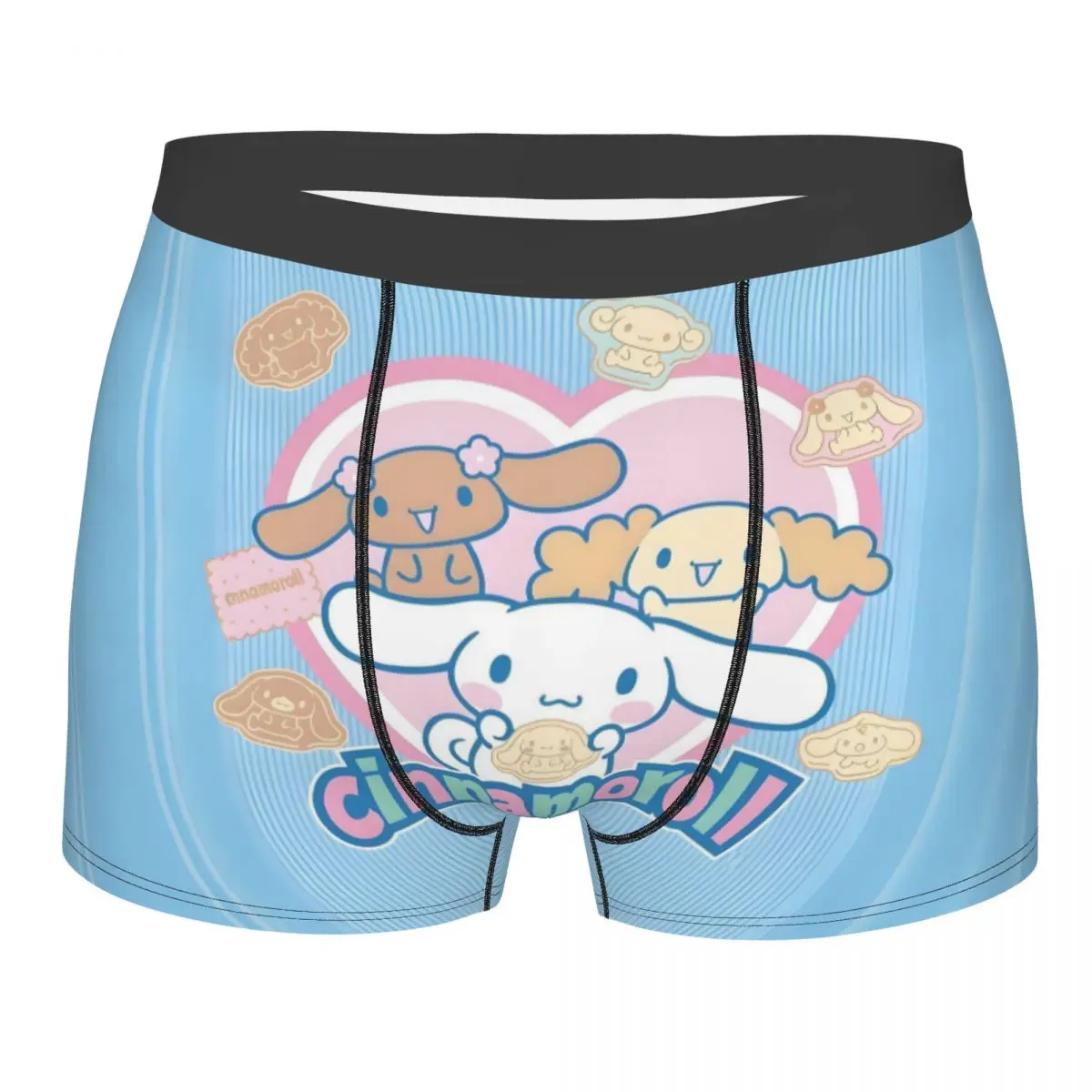 Мужское модное нижнее белье Sanrio Cinnamoroll с героями мультфильмов, милые трусы-боксеры в стиле аниме, мягкие шорты, трусы
Мужское модное нижнее белье Sanrio Cinnamoroll с героями мультфильмов, милые трусы-боксеры в стиле аниме, мягкие шорты, трусы