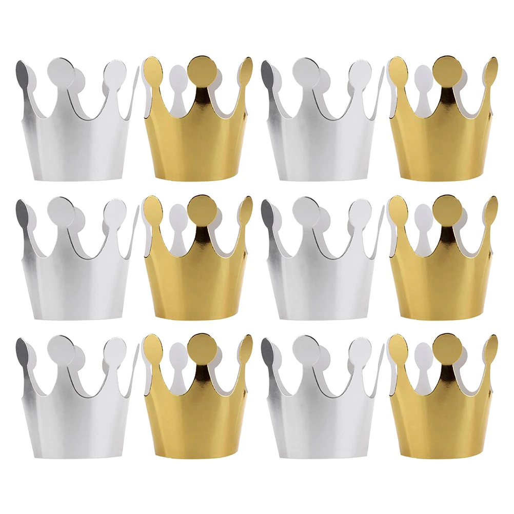 12pcs Crown Shape Birthday Hats Glitter Golden Silver Cap Adjustable Size Kids Adults Party Supplies Reusable Cake Hat
12pcs Crown Shape Birthday Hats Glitter Golden Silver Cap Adjustable Size Kids Adults Party Supplies Reusable Cake Hat