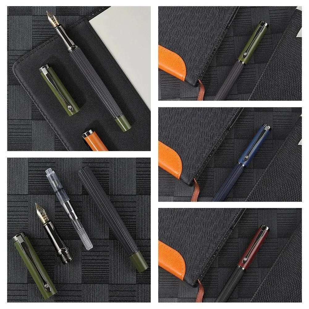 Brushed Texture Luxury Metal Fountain Pen Smooth Writing High-end Calligraphy Fountain Pen Exquisite 0.5mm Business Fountain Pen
Brushed Texture Luxury Metal Fountain Pen Smooth Writing High-end Calligraphy Fountain Pen Exquisite 0.5mm Business Fountain Pen