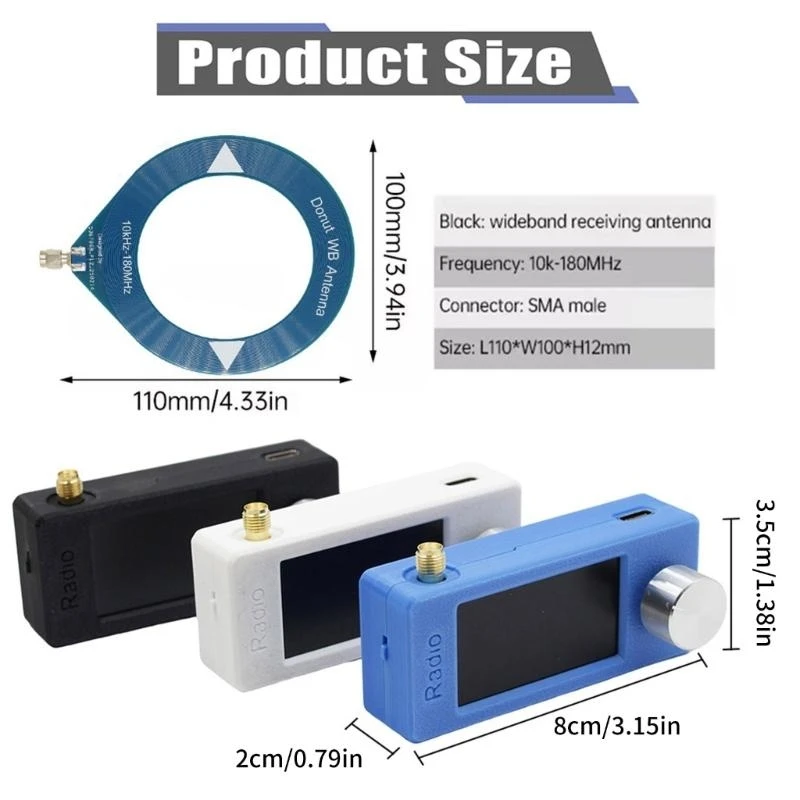 SI4732 DSP Radio Receiver With Multiple Band Support And High Sensitivity Antennae For Outdoor Use And Traveler F19E
SI4732 DSP Radio Receiver With Multiple Band Support And High Sensitivity Antennae For Outdoor Use And Traveler F19E