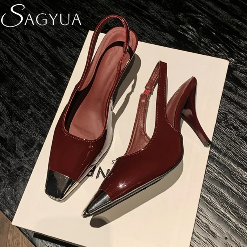 Square Toe Heeled Sandals Women Sexy High Heels Slingback Shoes 2025 New Summer Fashion Party Stiletto Pumps Leather Woman Shoes
Square Toe Heeled Sandals Women Sexy High Heels Slingback Shoes 2025 New Summer Fashion Party Stiletto Pumps Leather Woman Shoes