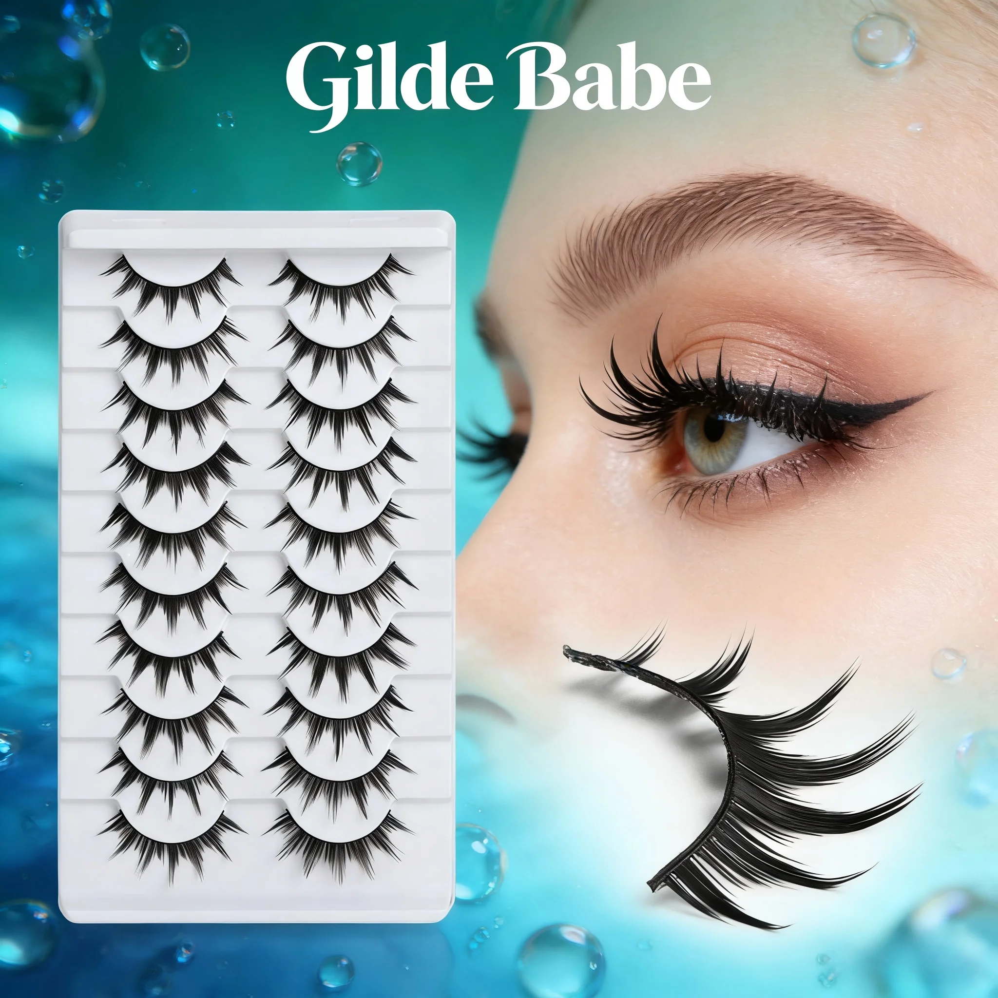Накладные ресницы Gilde Babe, 10 пар, 3D, натуральные, из норки, для макияжа, искусственные, для создания эффекта, инструменты для красоты
Накладные ресницы Gilde Babe, 10 пар, 3D, натуральные, из норки, для макияжа, искусственные, для создания эффекта, инструменты для красоты