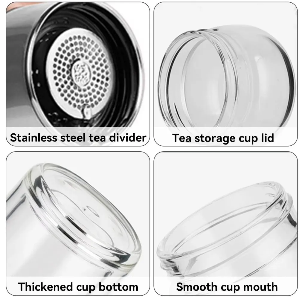 High Quality 500ML Tea Water Bottle High Borosilicate Glass Tea Infuser Tea Cup Tea Filter Water Cup Office Use
High Quality 500ML Tea Water Bottle High Borosilicate Glass Tea Infuser Tea Cup Tea Filter Water Cup Office Use