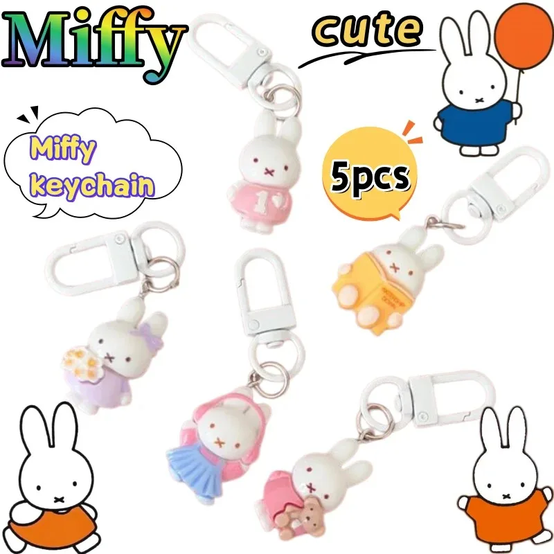 HOT 5pcs Miffy keychain creative high-value animation cartoon doll doll shape girl heart student diy schoolbag backpack charm
HOT 5pcs Miffy keychain creative high-value animation cartoon doll doll shape girl heart student diy schoolbag backpack charm