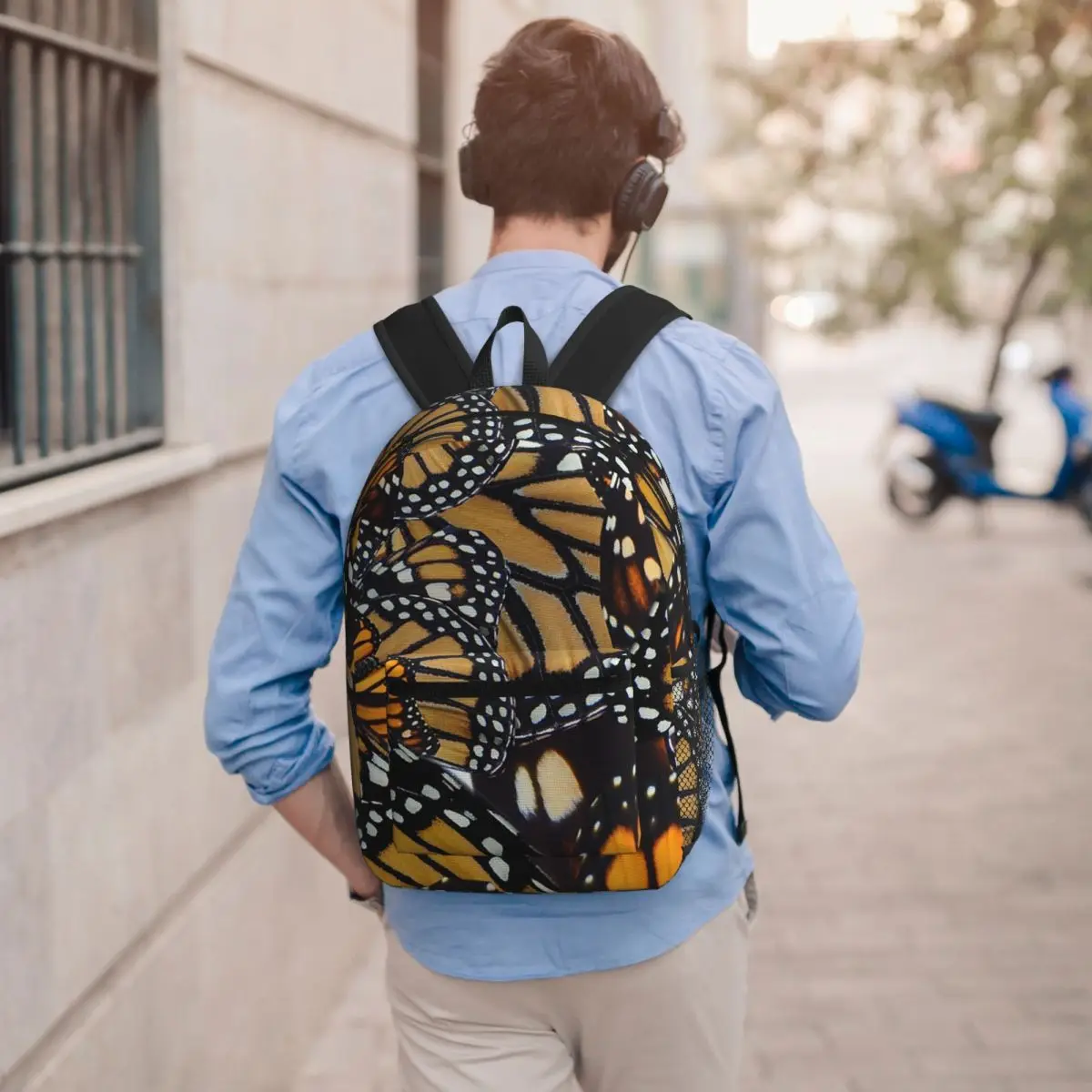 Butterfly Orange Pattern Backpack Student BookBag Children School Bag Computer Shoulder Bags for Men Women
Butterfly Orange Pattern Backpack Student BookBag Children School Bag Computer Shoulder Bags for Men Women