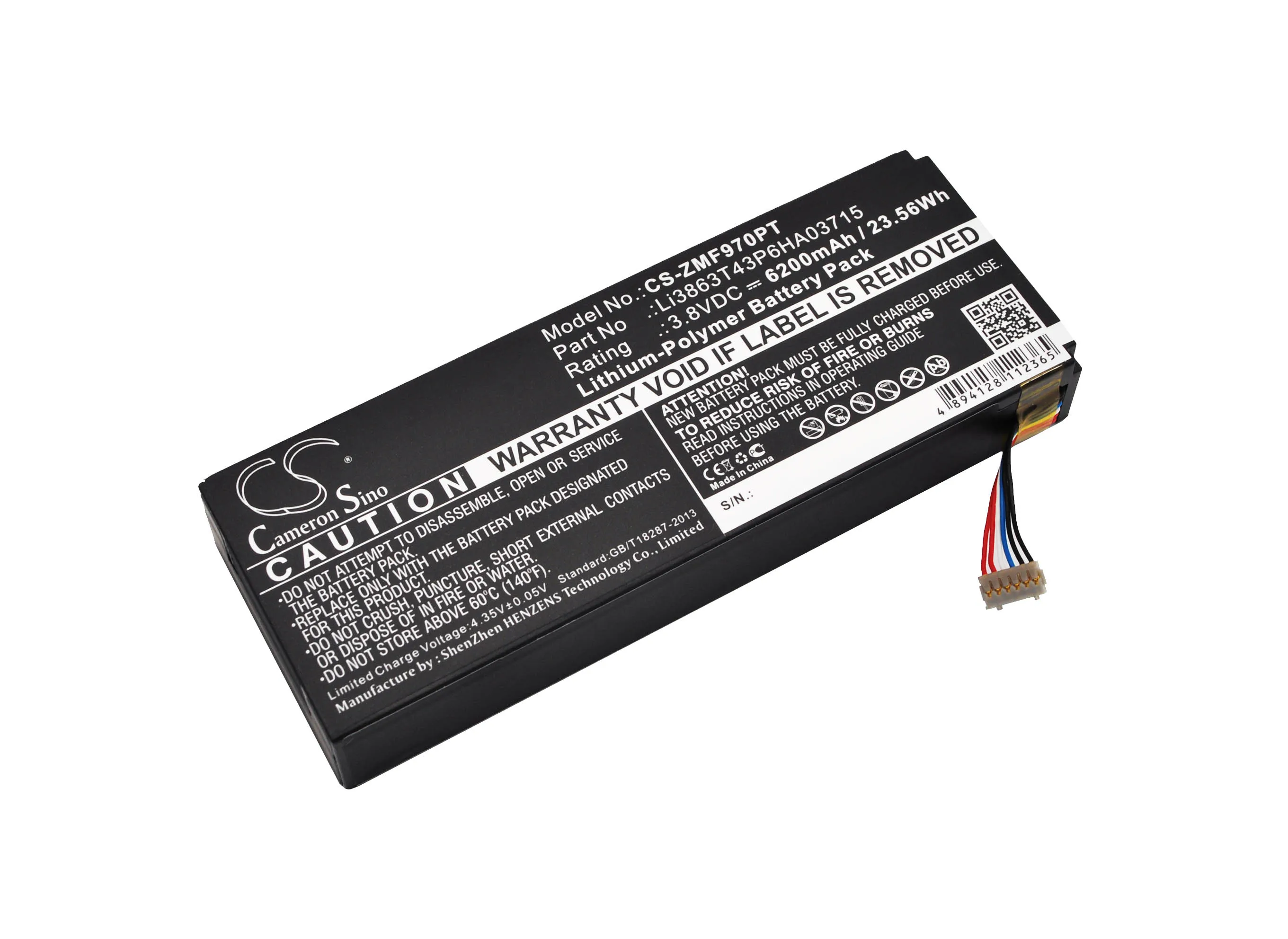 Cameron Sino 6200mAh Battery for AT&T/Verizon S Pro 2, SPro2, Li3863T43P6HA03715 For ZTE MF97V, SPro2 Smart Projector, MF97G
Cameron Sino 6200mAh Battery for AT&T/Verizon S Pro 2, SPro2, Li3863T43P6HA03715 For ZTE MF97V, SPro2 Smart Projector, MF97G