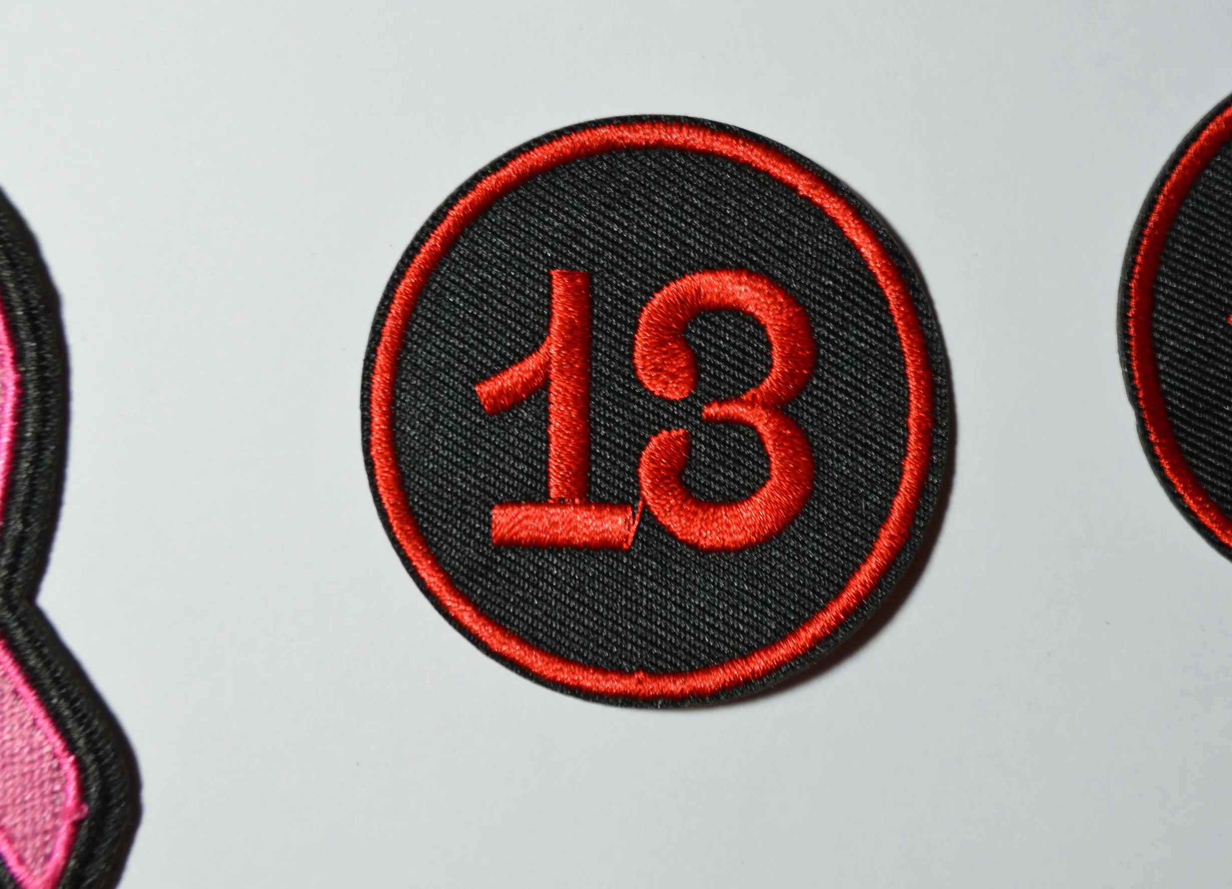 HOT SALE! ~ Red 13 Iron On Patches, sew on patch,Appliques, Made of Cloth,100% Guaranteed Quality
HOT SALE! ~ Red 13 Iron On Patches, sew on patch,Appliques, Made of Cloth,100% Guaranteed Quality