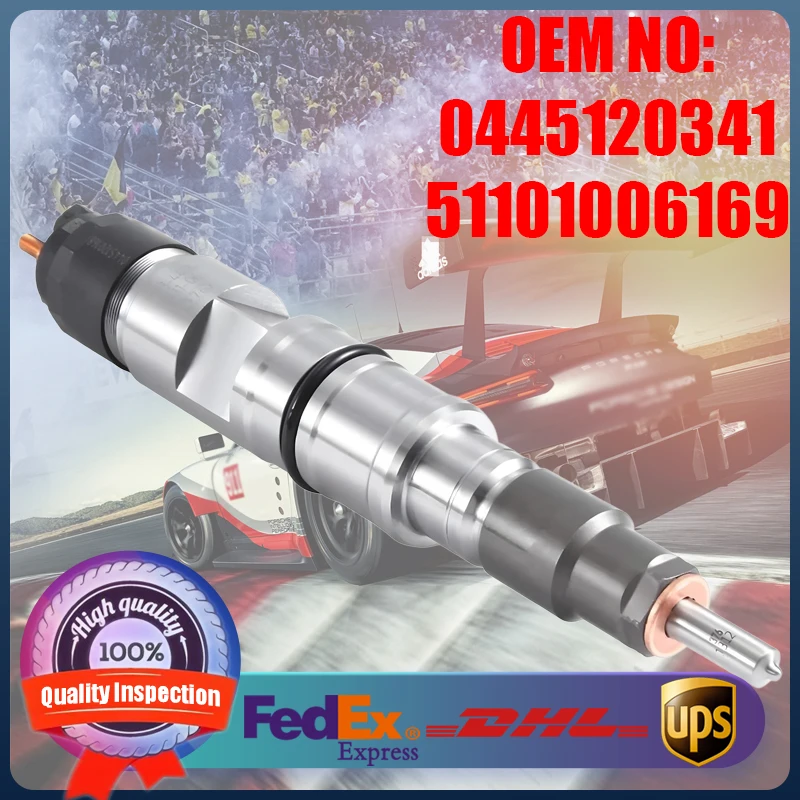0445120341 0445120353 0445120320 51101006169 0986435592 High Quality Common Rail Fuel Injector Engine Parts for Man TGX Truck
0445120341 0445120353 0445120320 51101006169 0986435592 High Quality Common Rail Fuel Injector Engine Parts for Man TGX Truck