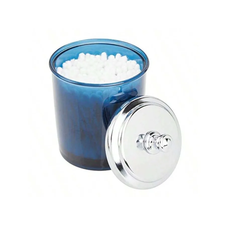 QY- MDesign Bathroom Vanity Storage Organizer Apothecary Canister Jar For Cotton Balls Swabs Makeup Sponges Bath Salts Hair Tie
QY- MDesign Bathroom Vanity Storage Organizer Apothecary Canister Jar For Cotton Balls Swabs Makeup Sponges Bath Salts Hair Tie